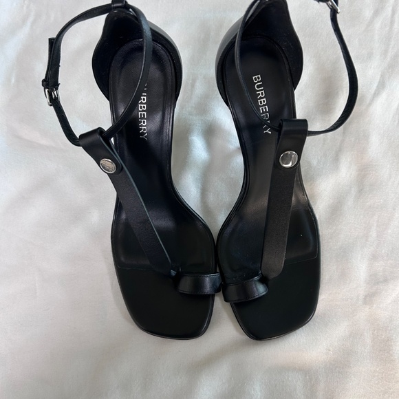 Burberry Open Toe Heeled Sandals - Picture 2 of 10